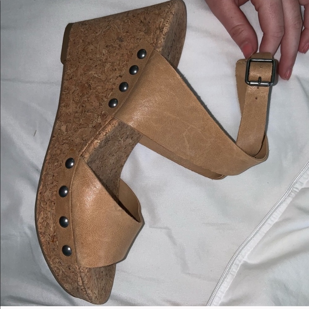 Lucky Brand Cork Wedges